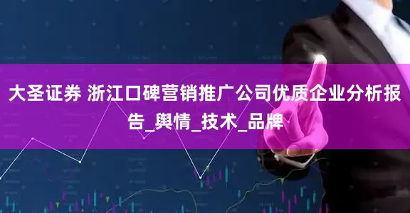 大圣证券 浙江口碑营销推广公司优质企业分析报告_舆情_技术_品牌